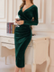 Joelle - Elegante vestido de terciopelo