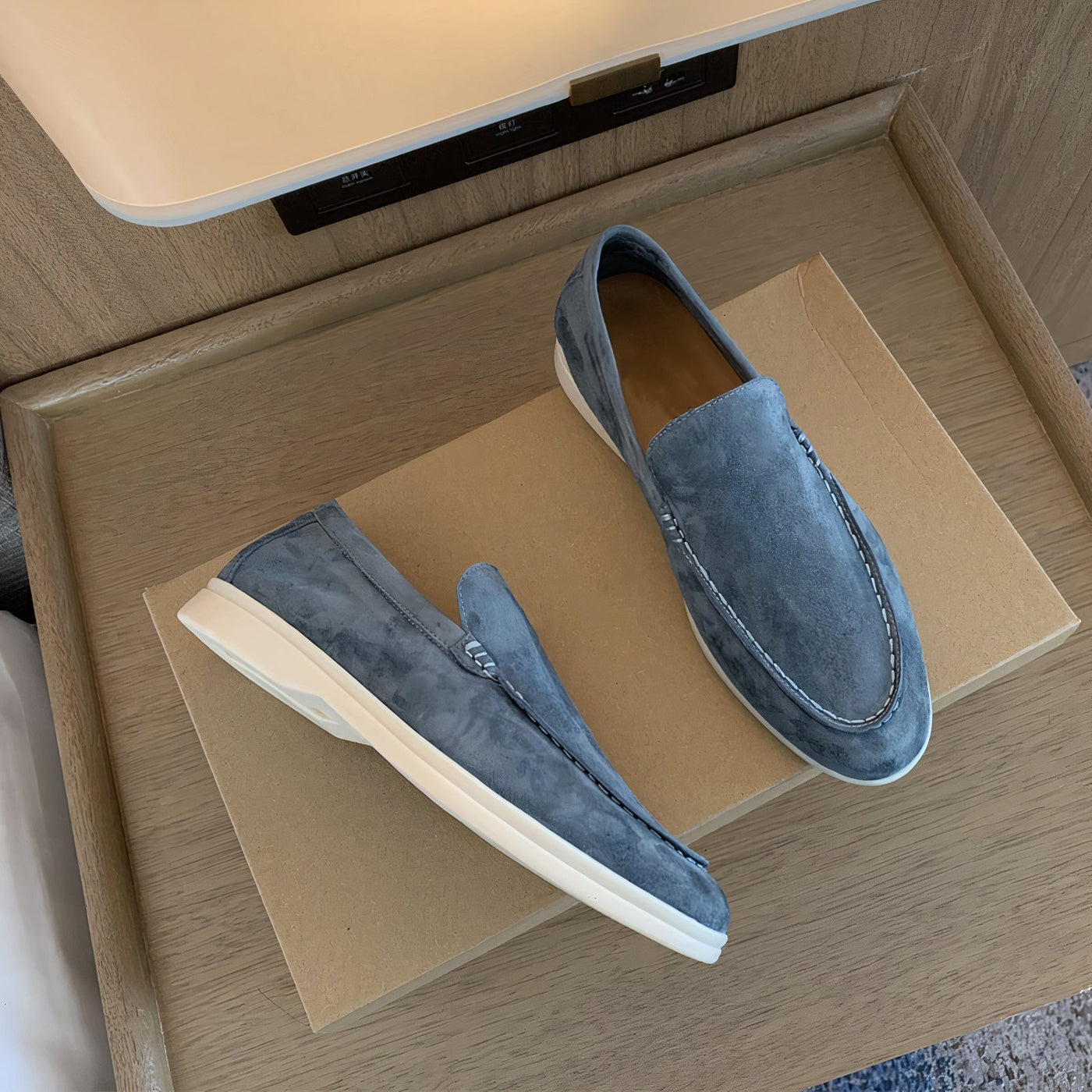 Mocassins en cuir vintage pour hommes - Sonny