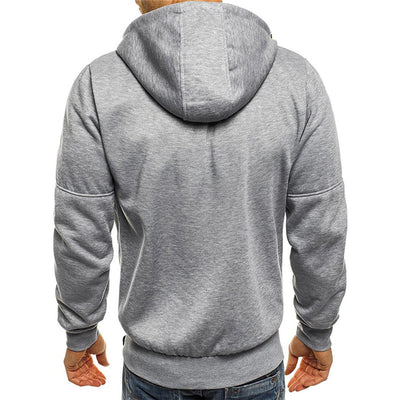 JACKS - Pull d'été léger avec fermeture éclair et capuche pour hommes