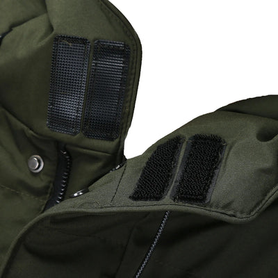 Long Men's Winter Coat with Lining – Water-Repellent and Warm