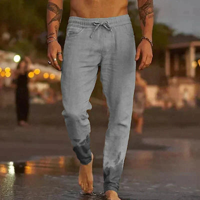 LUCIAN | PANTALONES CASUALES DE LINO