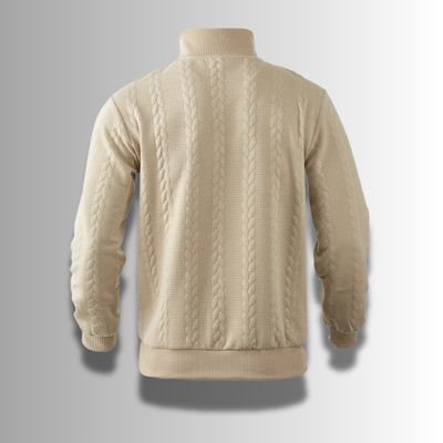 Suéter de lana merino de alta calidad para hombre.