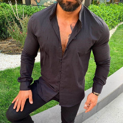 Lois | Camisa de lino sencilla para hombre
