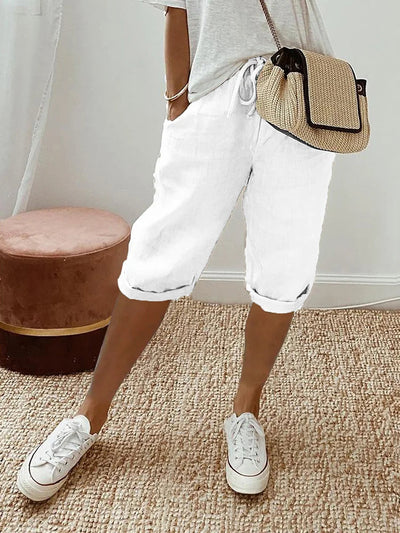 Shorts de algodón y lino Rosa para mujer: fluidos, ligeros y tendencia para el verano de 2025