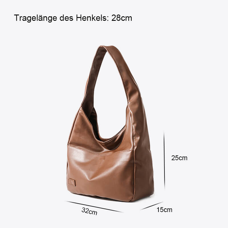 Monica | Sac bandoulière hobo en cuir