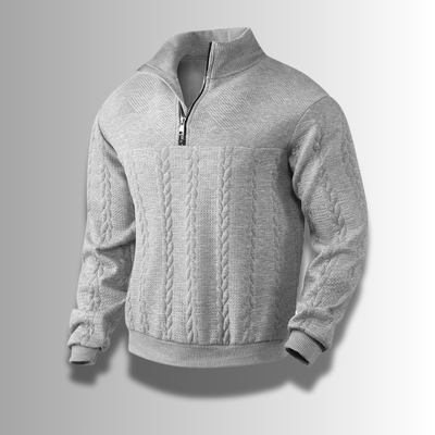 Suéter de lana merino de alta calidad para hombre.