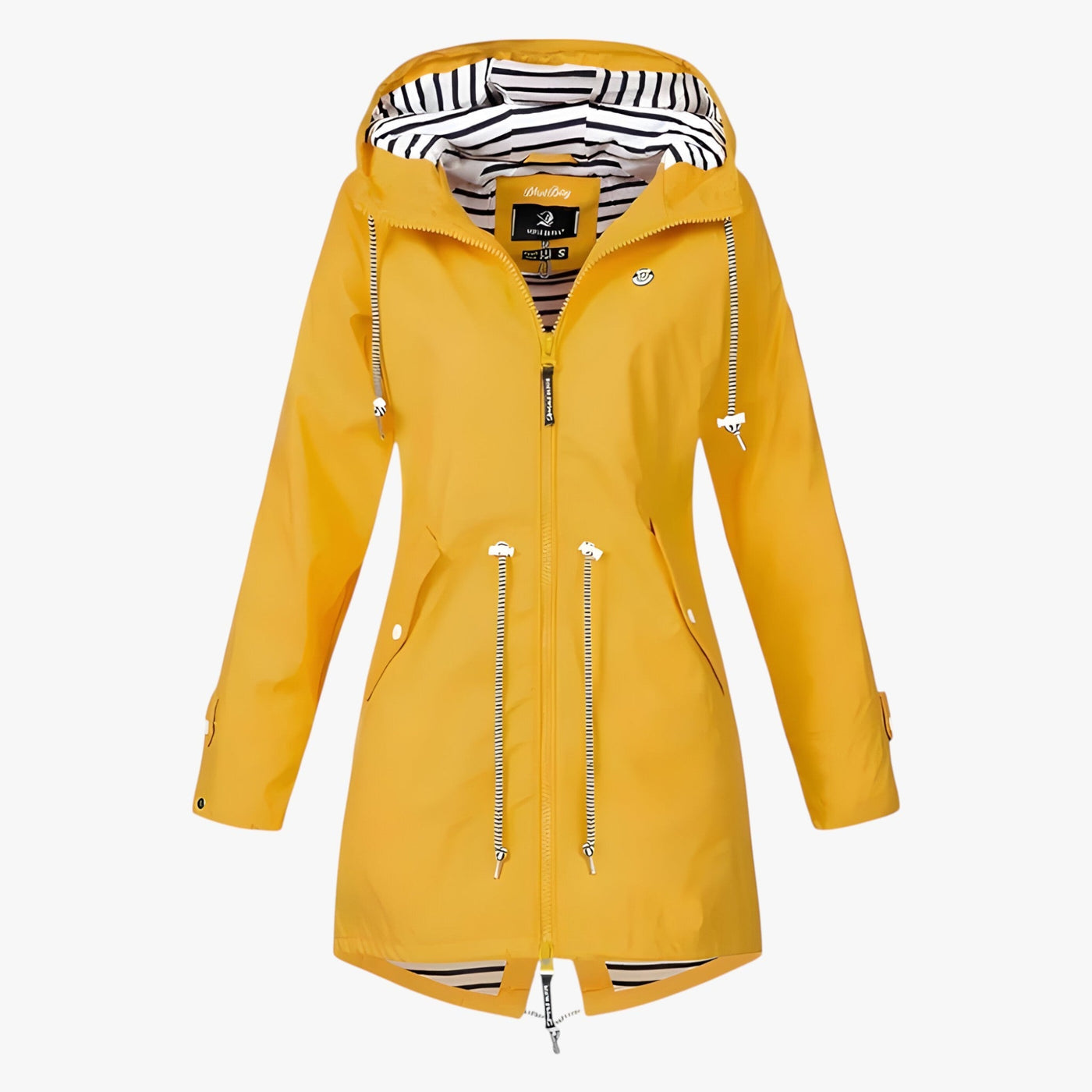 Beatrice | Parka imperméable - coupe ajustable avec doublure de capuche rayée
