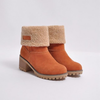 Botas de invierno cálidas y acolchadas para mujer