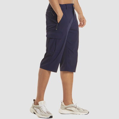 Pantalones cortos cargo de secado rápido para hombre