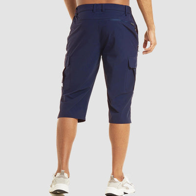 Pantalones cortos cargo de secado rápido para hombre