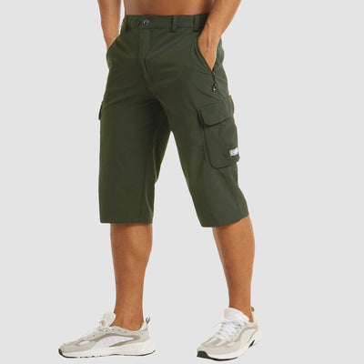 Pantalones cortos cargo de secado rápido para hombre