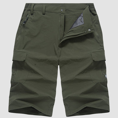 Pantalones cortos cargo de secado rápido para hombre
