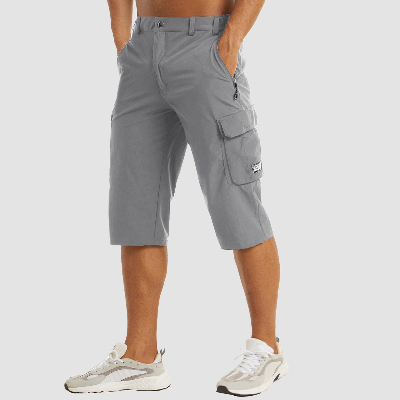 Pantalones cortos cargo de secado rápido para hombre
