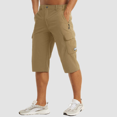 Pantalones cortos cargo de secado rápido para hombre