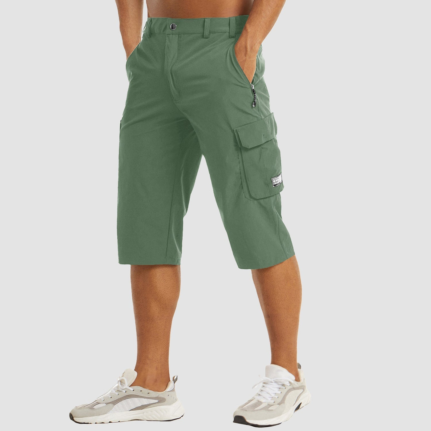 Pantalones cortos cargo de secado rápido para hombre