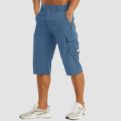 Pantalones cortos cargo de secado rápido para hombre