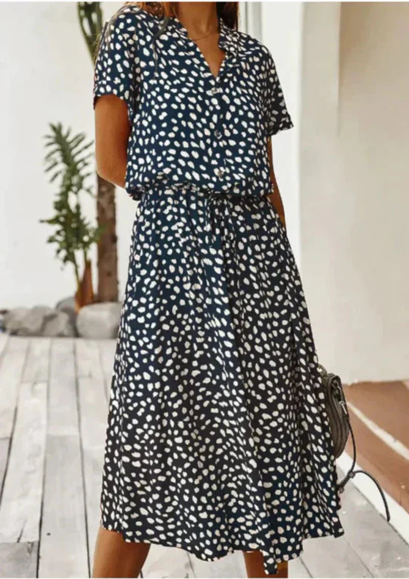 Robe vintage estivale pour femme - idéale pour l'été