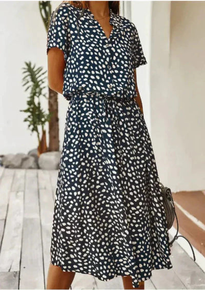 Robe vintage estivale pour femme - idéale pour l'été