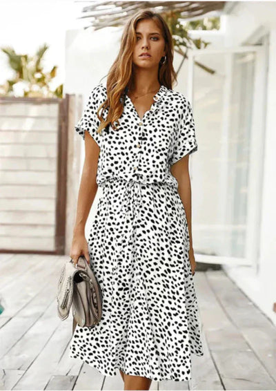 Robe vintage estivale pour femme - idéale pour l'été