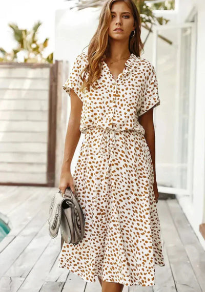 Robe vintage estivale pour femme - idéale pour l'été