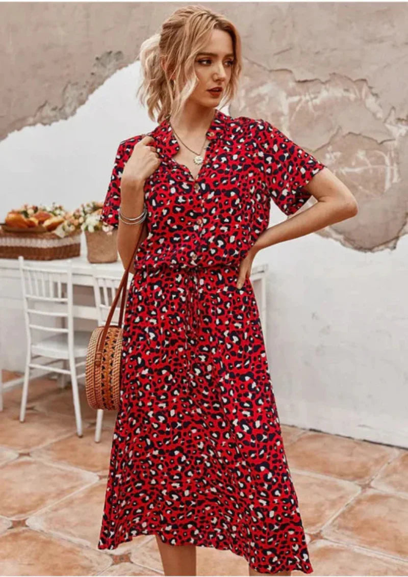 Robe vintage estivale pour femme - idéale pour l'été