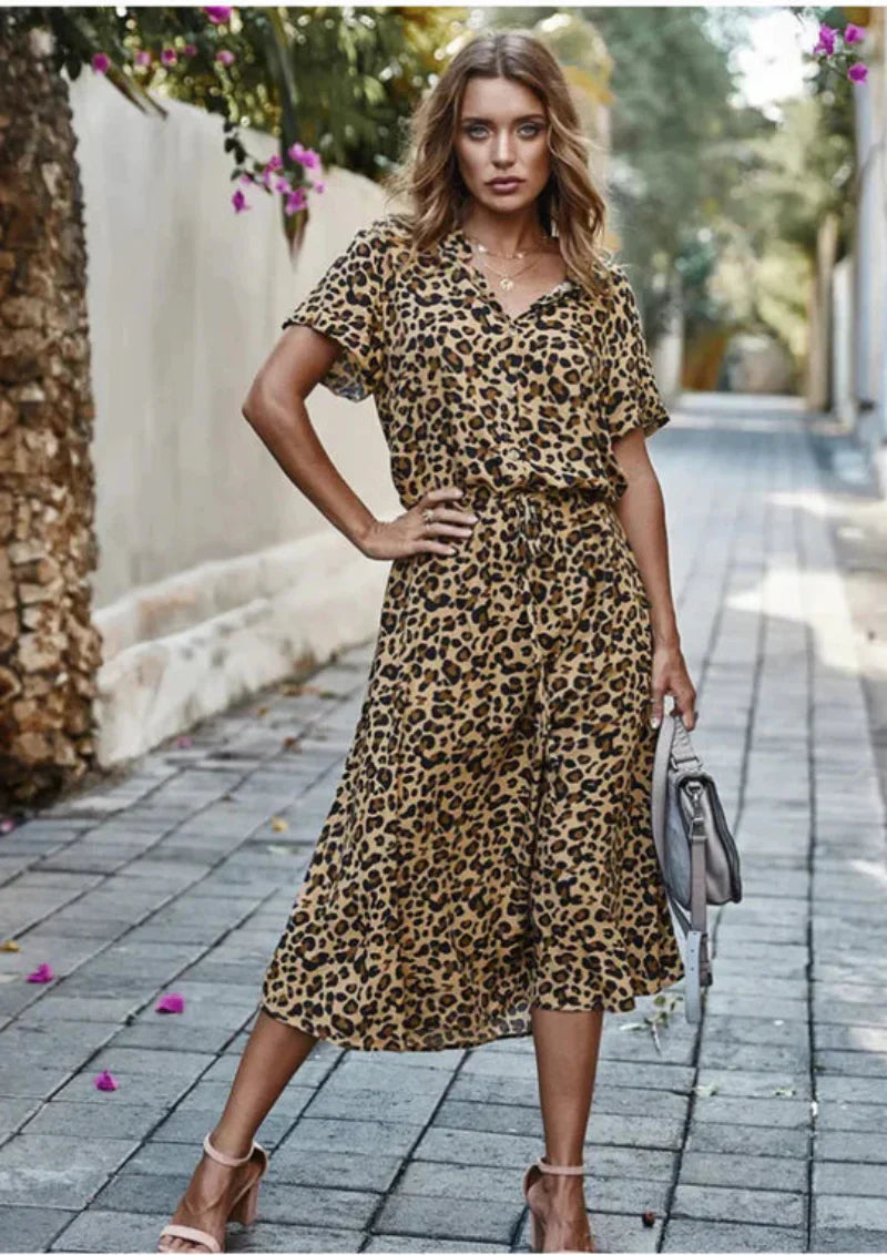 Robe vintage estivale pour femme - idéale pour l'été