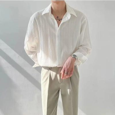 Blusa de lino Alexander