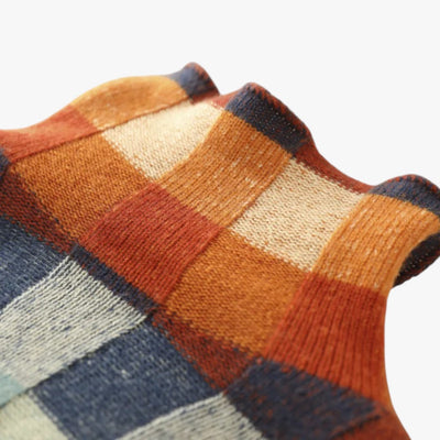 Mariana | Kadınlar için kaşmir patchwork boğazlı kazak süveter