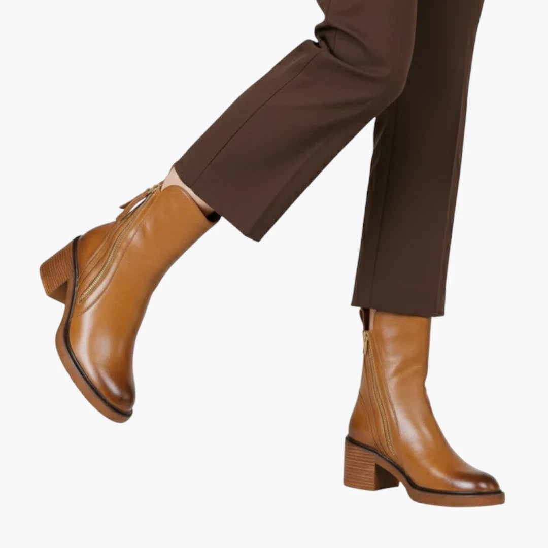 Madelyn | Kotníkové boty s blokovým podpatkem a polstrovaným komfortem pro ženy