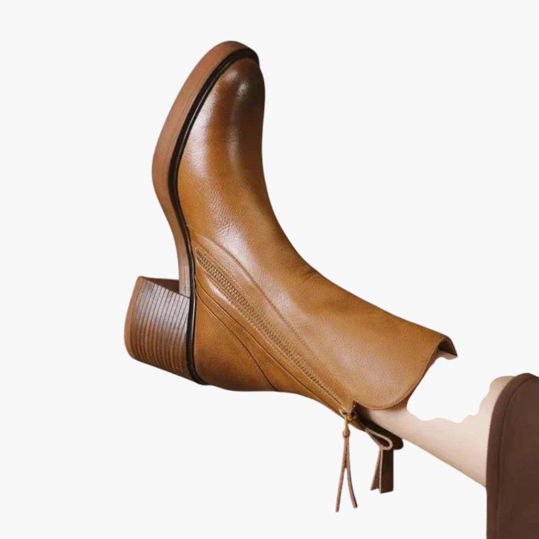 Madelyn | Kotníkové boty s blokovým podpatkem a polstrovaným komfortem pro ženy