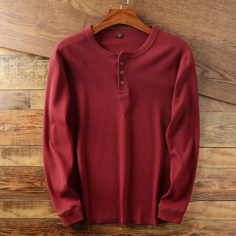 Camisa clásica de manga larga para hombre