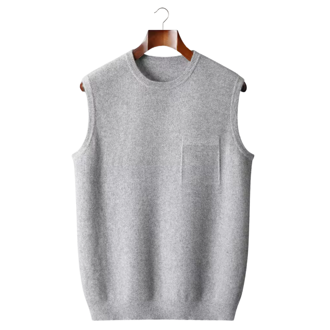 Turtleneck Vest 100% Cashmere