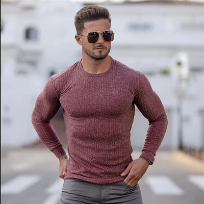Suéter de cachemira de alta calidad para hombre.