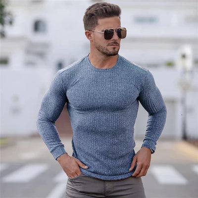 Suéter de cachemira de alta calidad para hombre.
