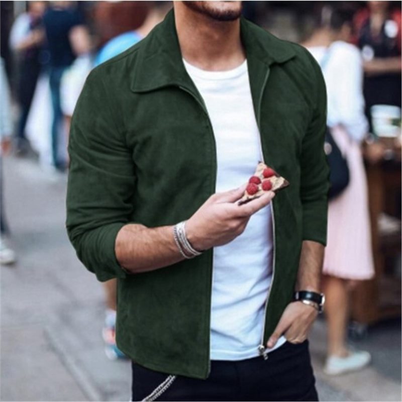 Chaqueta con cremallera para hombre