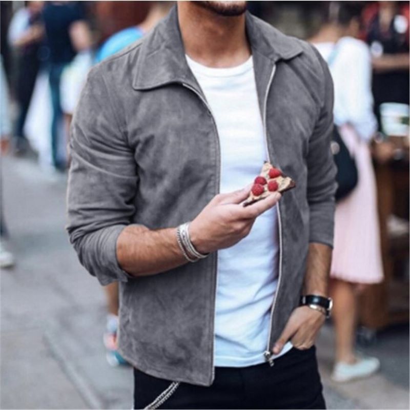 Chaqueta con cremallera para hombre