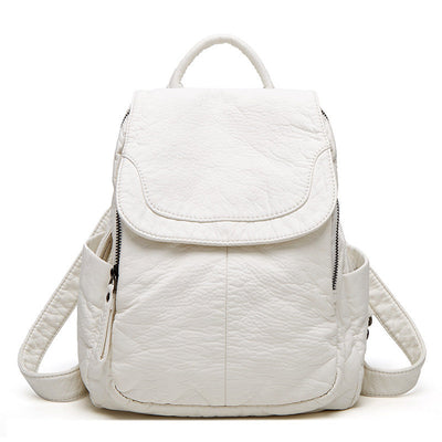 Voguestyle Sac à dos en cuir souple - Utilisation quotidienne - Détails de voyage - Rangement spacieux