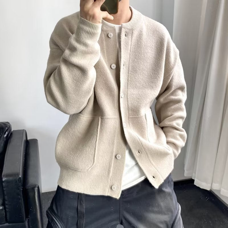 Suéter de cachemira suave y cómodo para hombre.