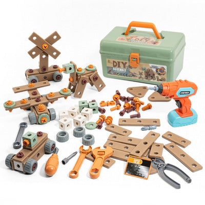 HANDYBUDDY - Juego de herramientas de bricolaje seguro para niños 
