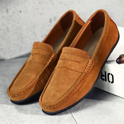 LE DREUX SUEDE LOAFERS