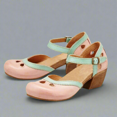 Sandalias de cuña de mujer cómodas y elegantes, zapatos de verano.