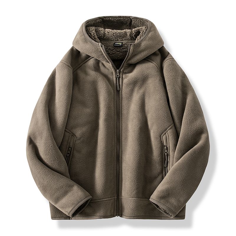 Chaqueta polar cálida para hombre