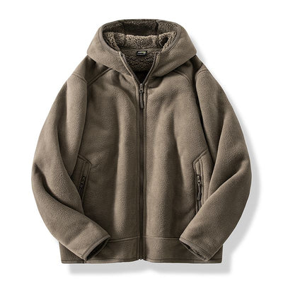 Chaqueta polar cálida para hombre