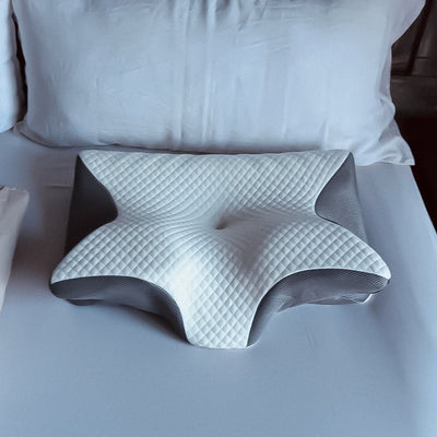 OrthoSleep Pro - Cuscino ortopedico ergonomico per notti senza dolori al collo e alla schiena