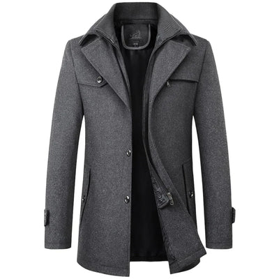 Maximilian | Manteau classique pour homme en laine