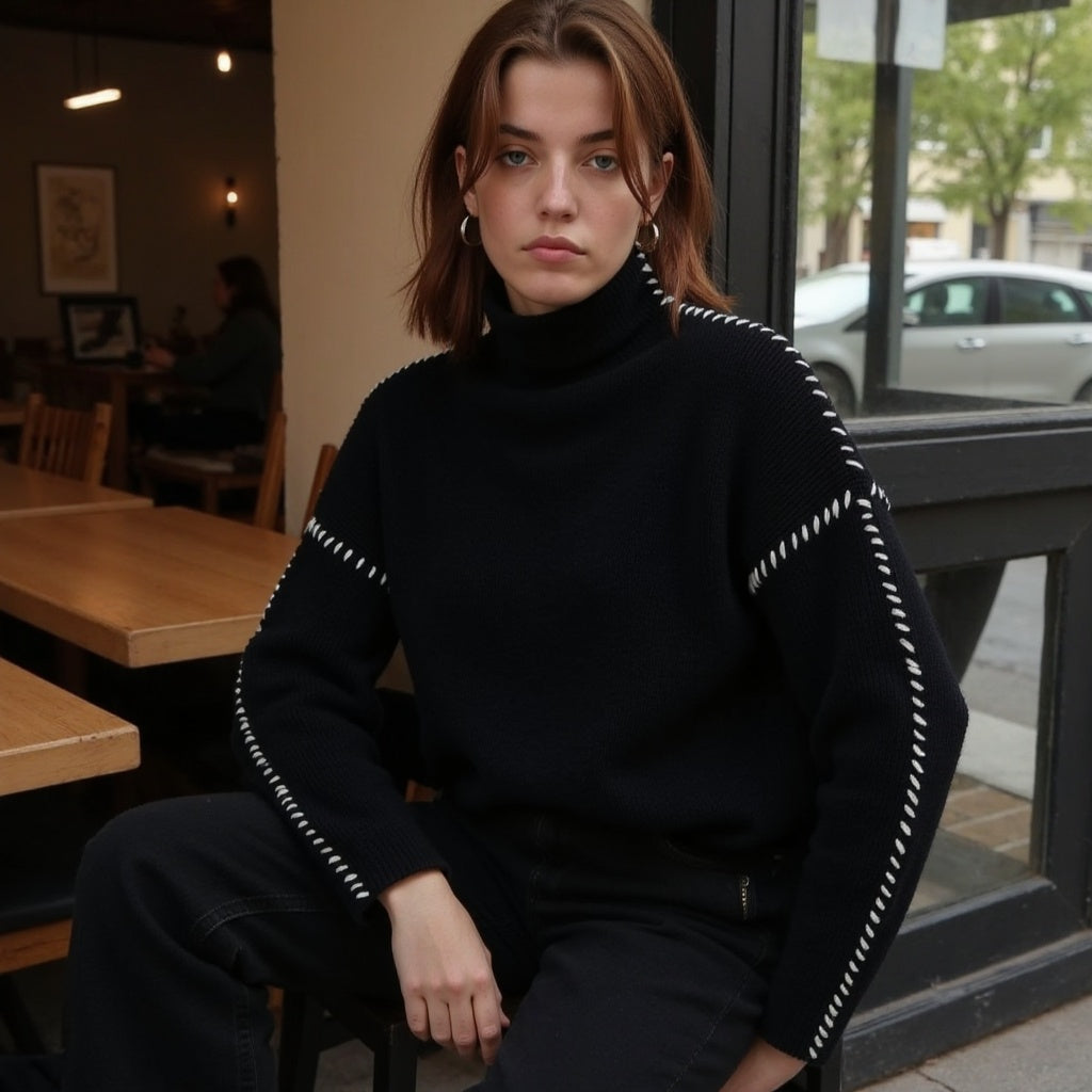 Patricia | Kadın için uzun kollu kazak | Modern