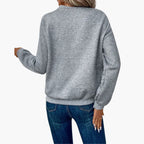 Højhalset sweater til kvinder