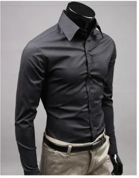 Wilhelm | Camisa de corte entallado para hombre, ideal para oficina y uso casual.