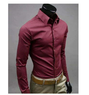 Wilhelm | Camisa de corte entallado para hombre, ideal para oficina y uso casual.