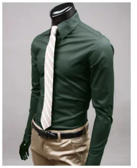 Wilhelm | Camisa de corte entallado para hombre, ideal para oficina y uso casual.